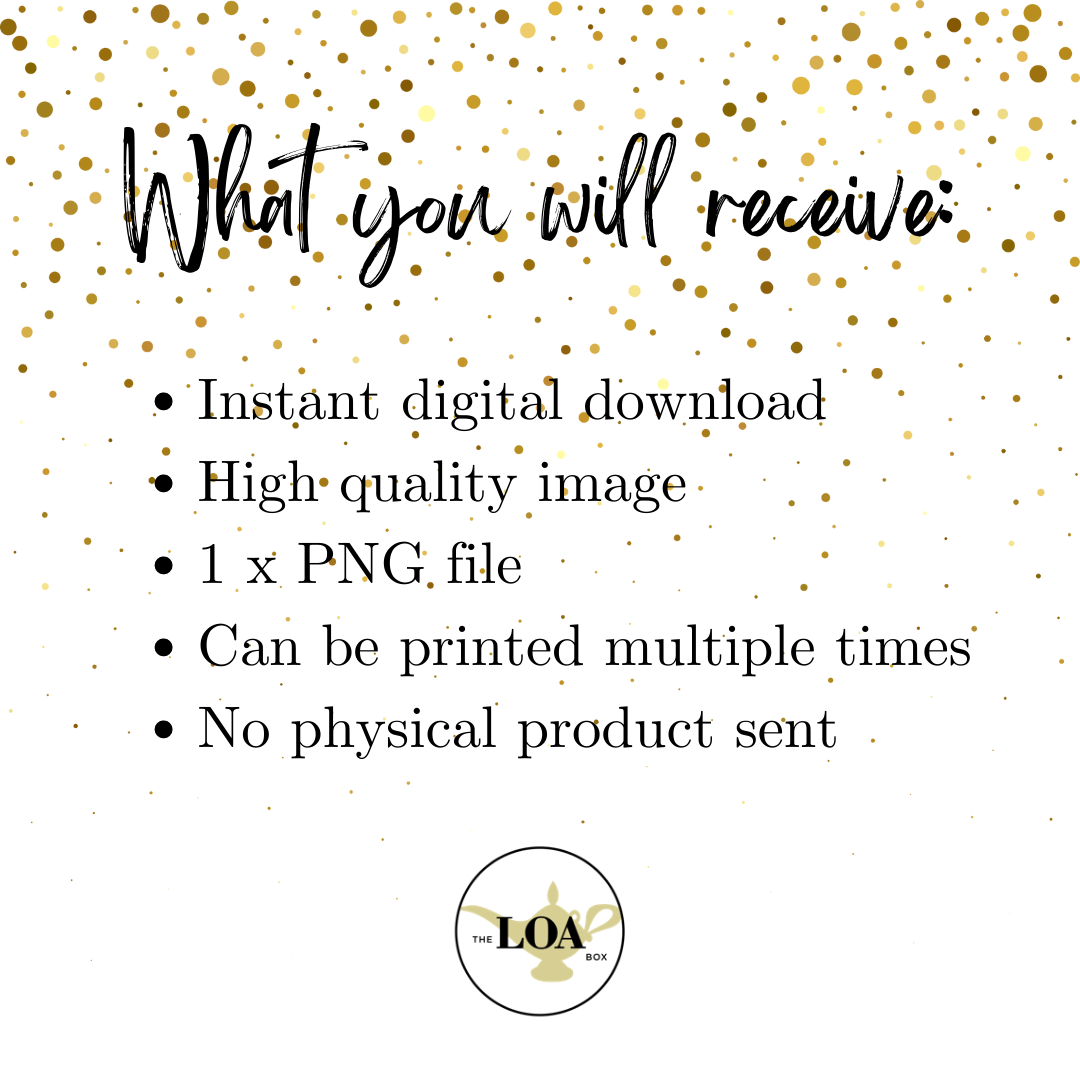 Believe Definition Print - Digital Download