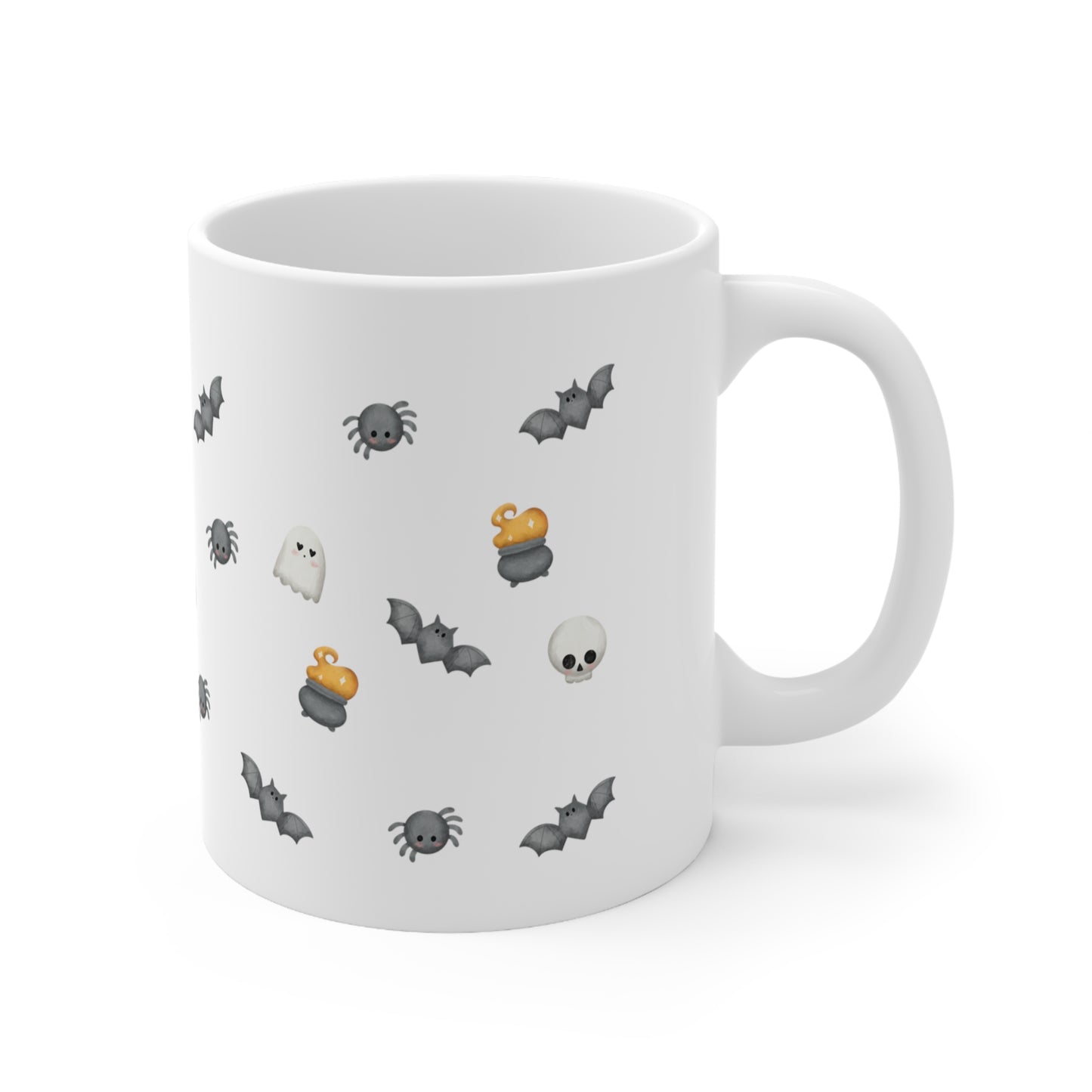 Halloween Cute Pattern Mug - Ceramic Mug 11oz