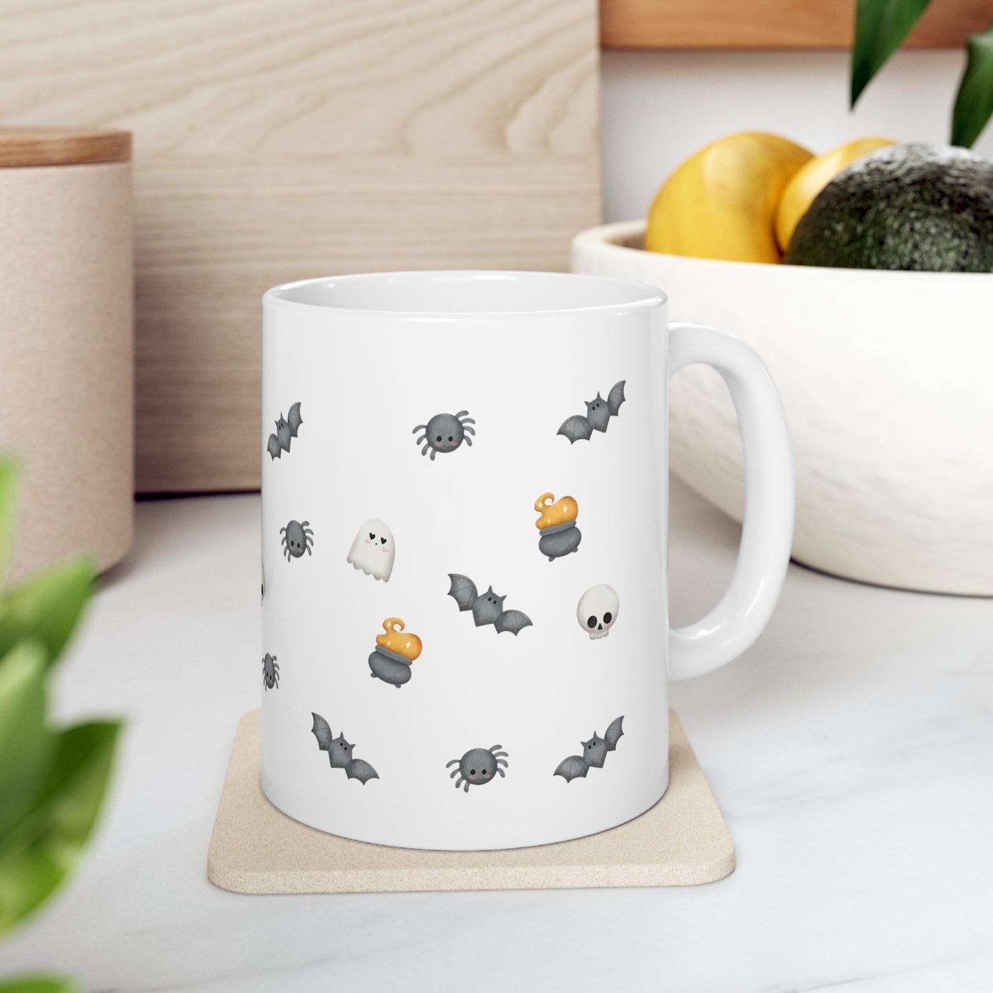 Halloween Cute Pattern Mug - Ceramic Mug 11oz