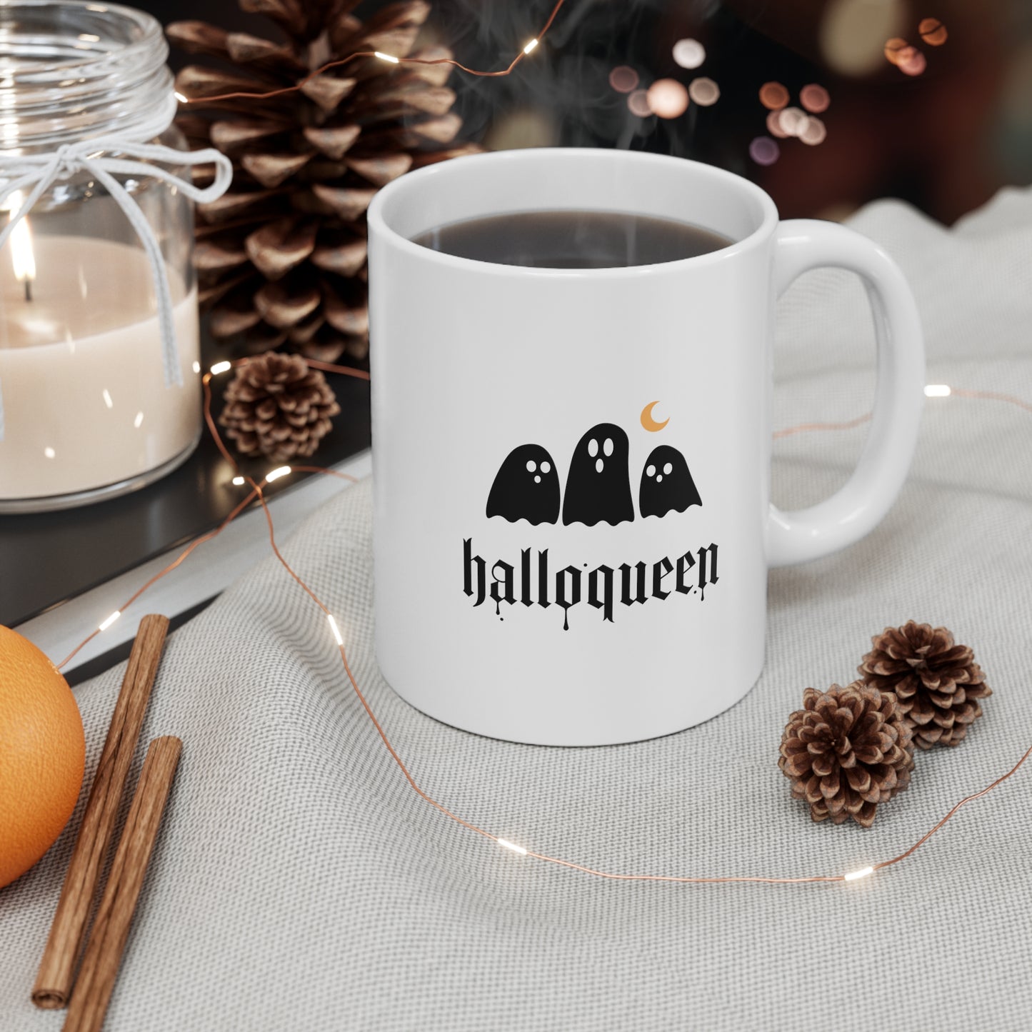 Halloqueen Halloween Mug - Ceramic Mug 11oz