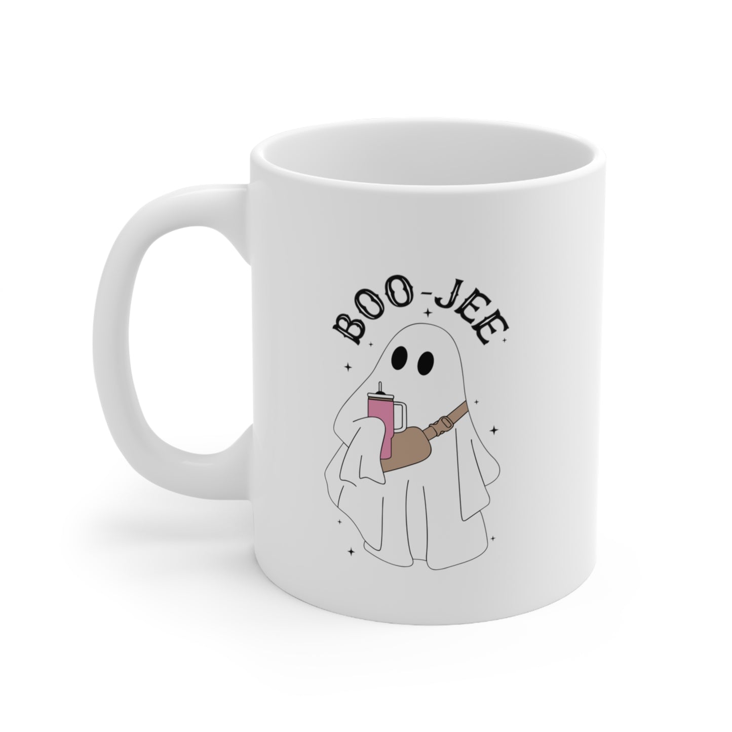 Boojee/Boujie Halloween Ghost Mug - Ceramic Mug 11oz