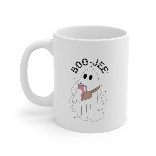 Boojee/Boujie Halloween Ghost Mug - Ceramic Mug 11oz