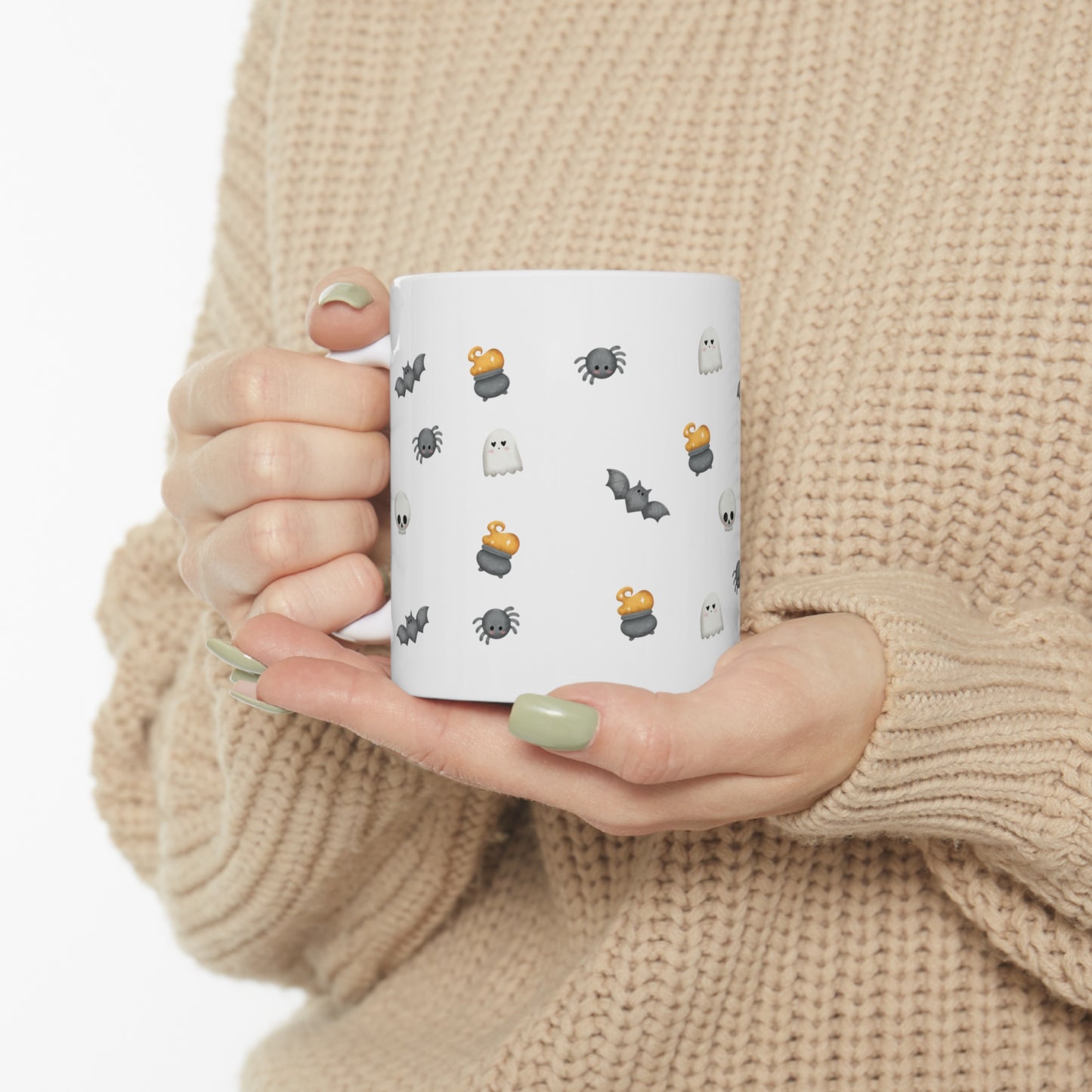 Halloween Cute Pattern Mug - Ceramic Mug 11oz