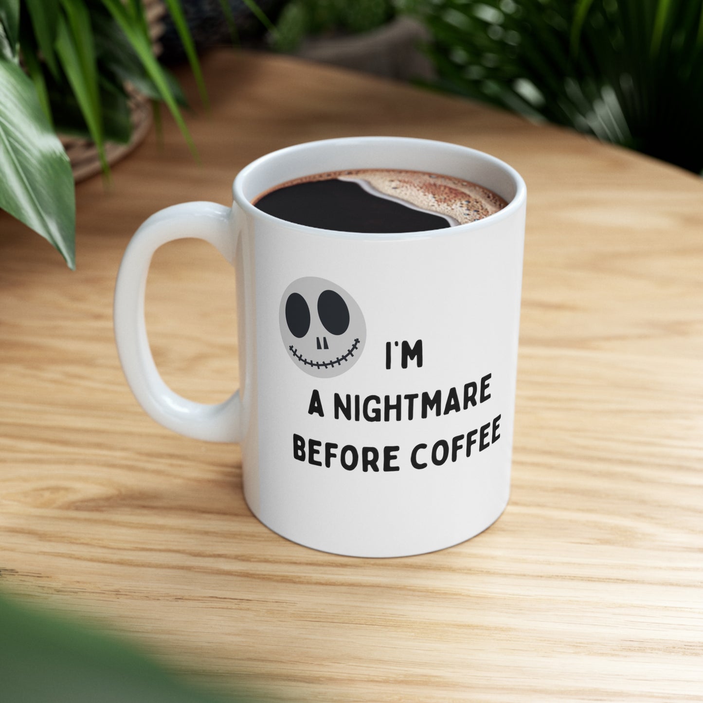 Nightmare Before Coffee Mug - Halloween Ceramic Mug 11oz