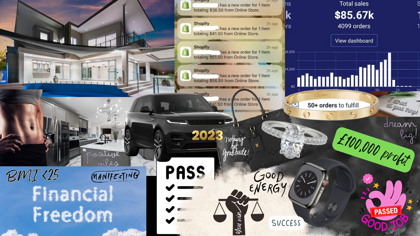 Bespoke Vision Board - Digital Download