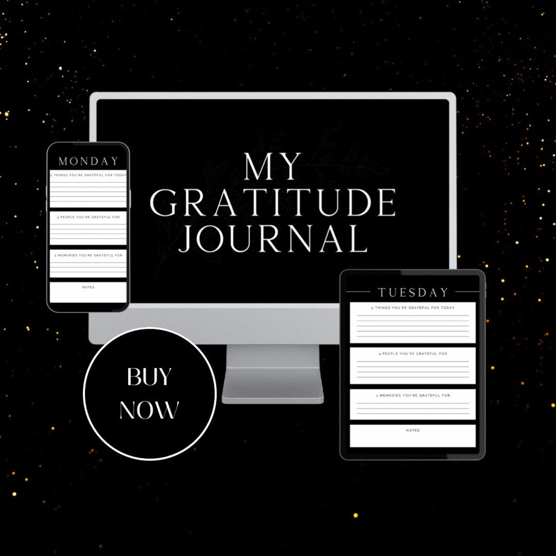 The Gratitude Journal - Digital Planner