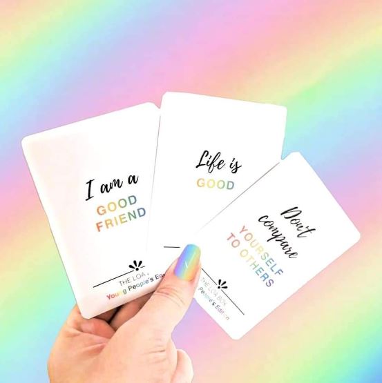 YPE Affirmation cards - Positive words