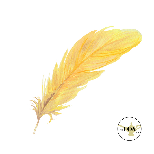 Feather - Gold Painted