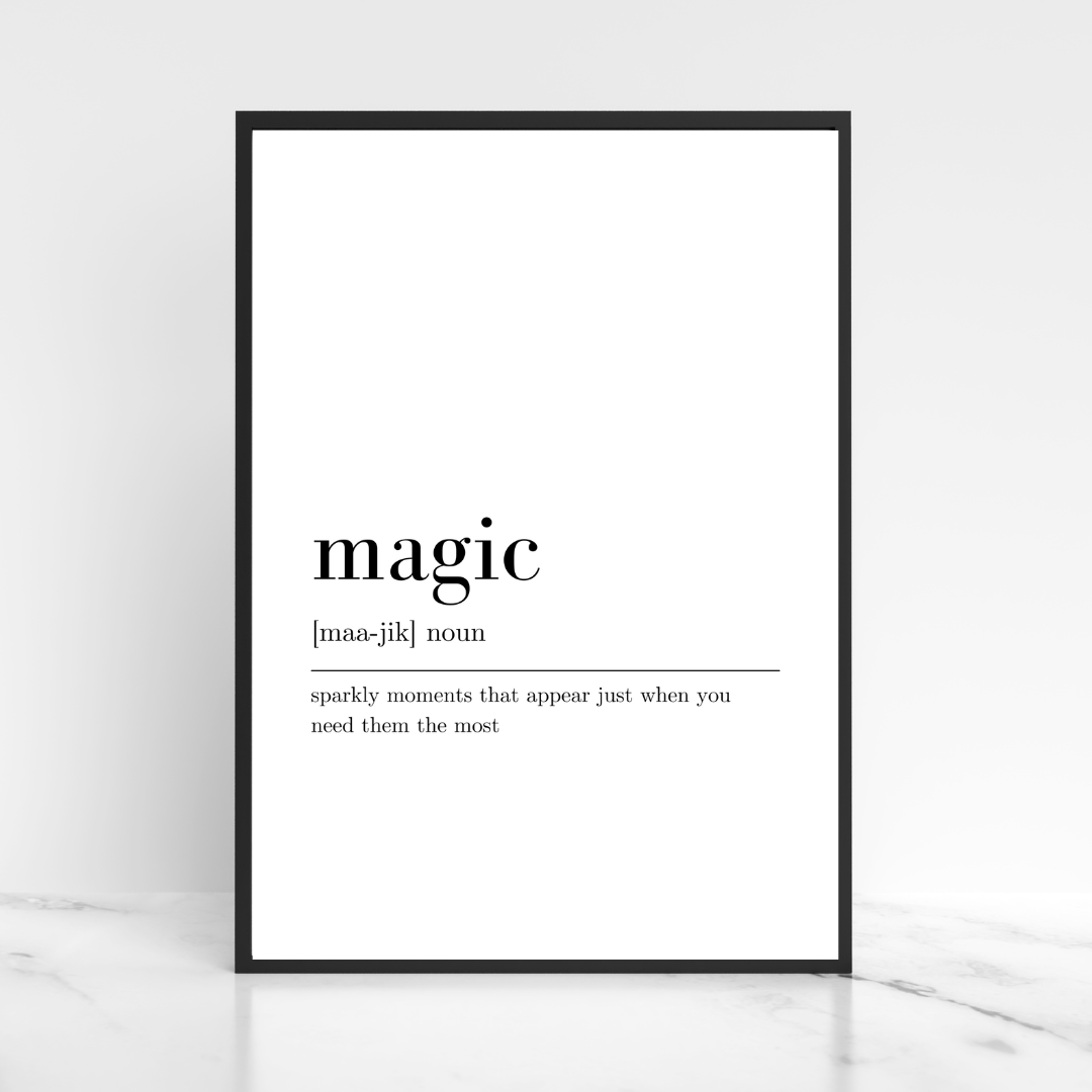 Magic Definition Print - Digital Download